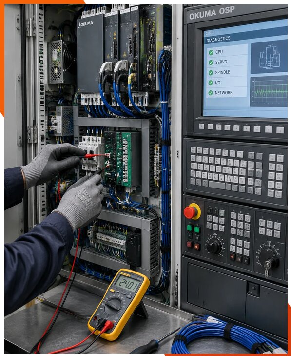 Ремонт систем ЧПУ Okuma OSP в Медногорске